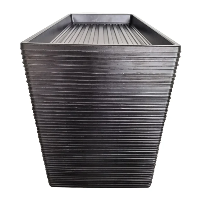 1020 Microgreens Growing Trays WITHOUT Holes 10" x 20" (Shallow - Without Holes)