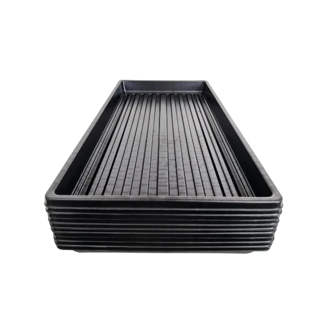 1020 Microgreens Growing Trays WITHOUT Holes 10" x 20" (Shallow - Without Holes)