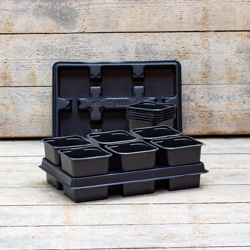 Anzuchttöpfe mit Tray - Vefi