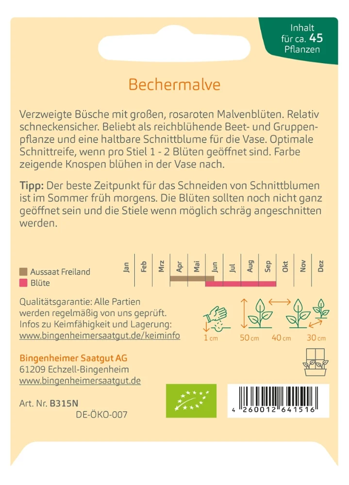 BIO Saatgut Bechermalve