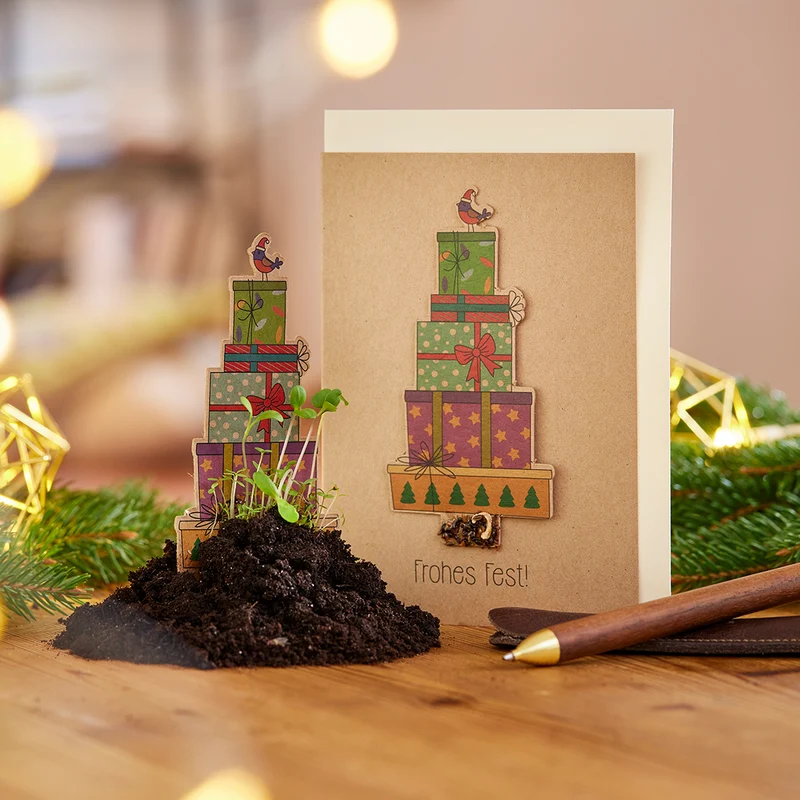 Weihnachtskarte "Geschenke"