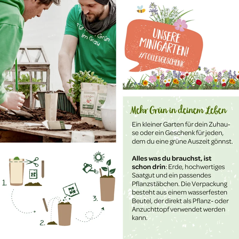 Anzuchtset – Minigarten Satans Garten