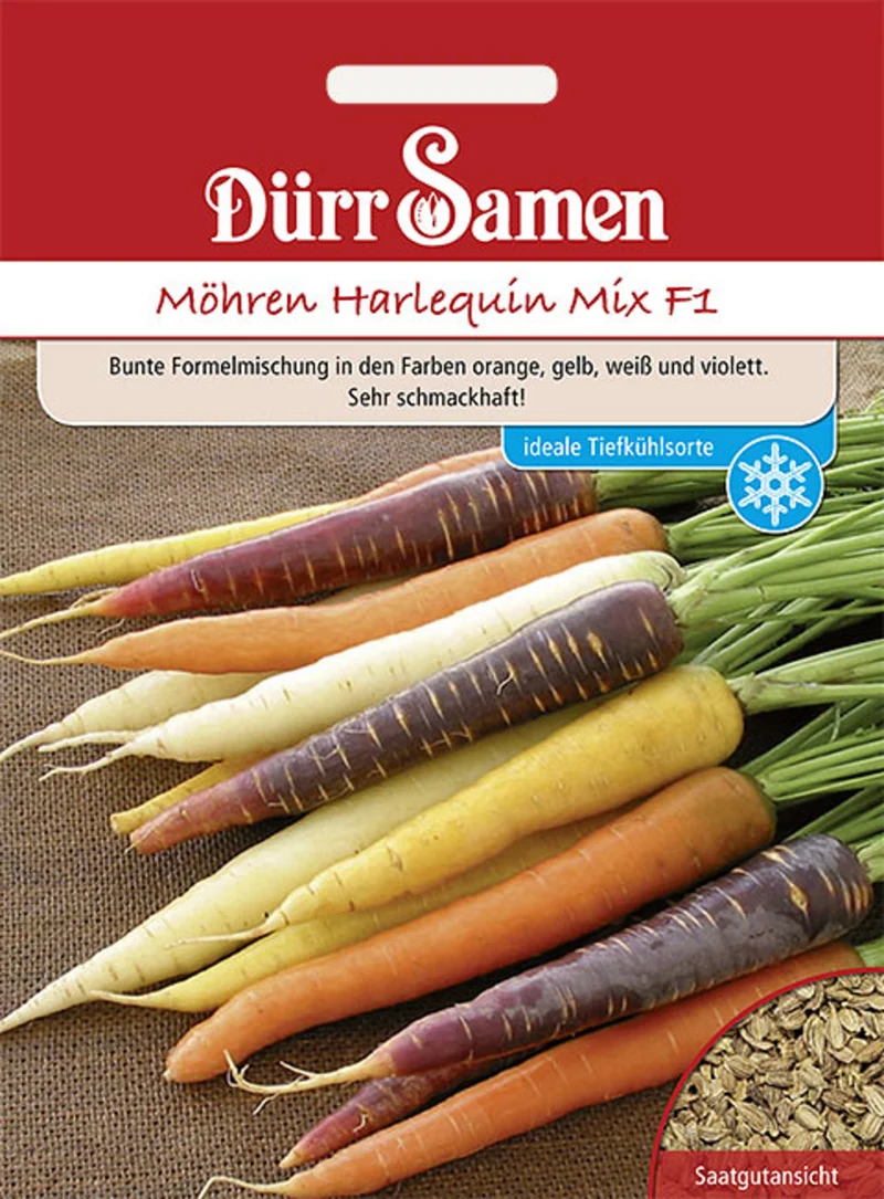 Möhre Harlequin Mix F1 Saatgut