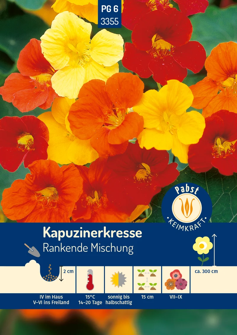 Kapuzinerkresse Rankende Mischung Saatgut