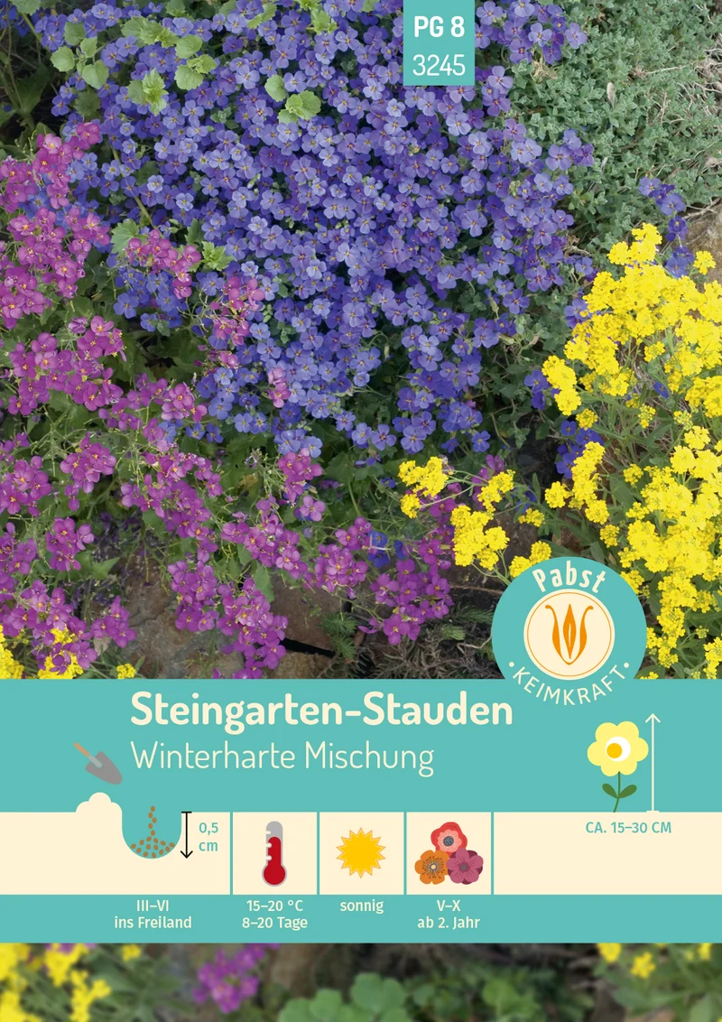 Steingarten Stauden Winterharte Mischung Saatgut