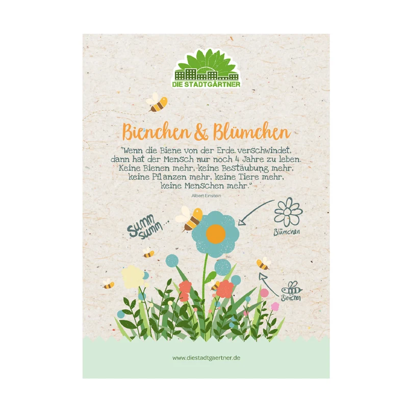 Kräuterkiste "Blümchen & Bienchen"