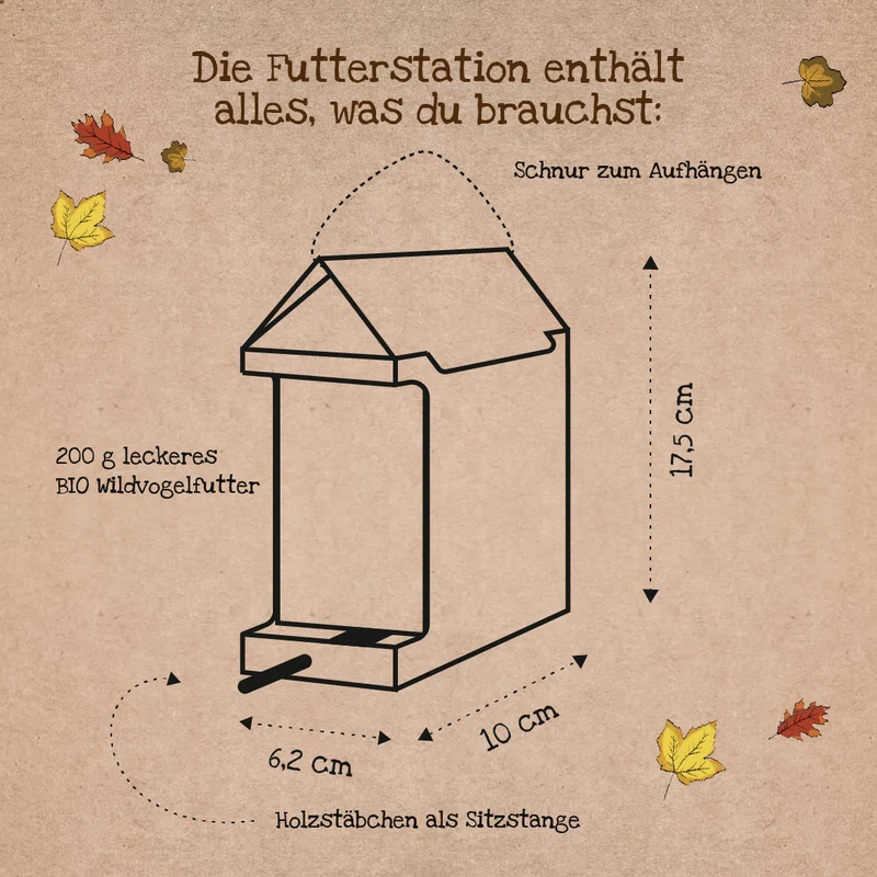BIO-Freiluftbuffet für Vögel