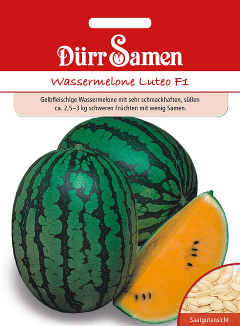 Gelbfleischige Wassermelone Luteo F1 Saatgut