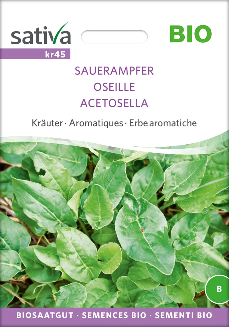 Sauerampfer | BIO Sauerampfersamen von Sativa Rheinau [MHD 12/2025]