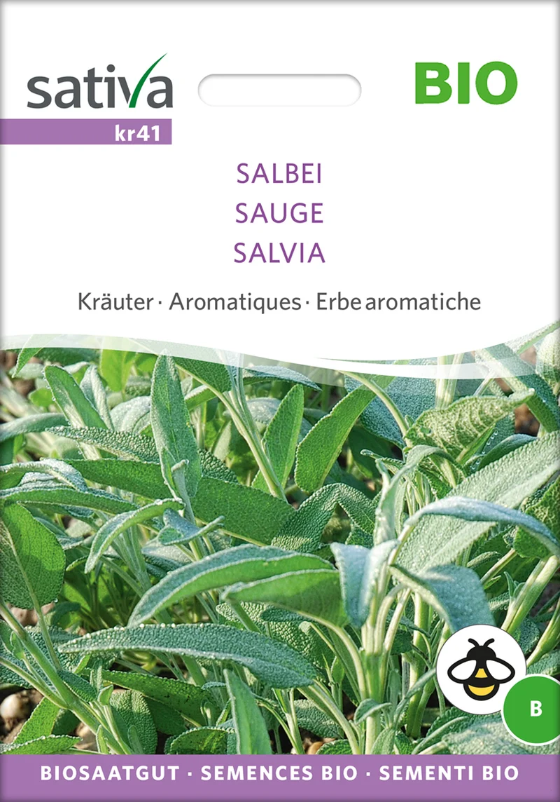 Salbei | BIO Salbeisamen von Sativa Rheinau [MHD 12/2025]