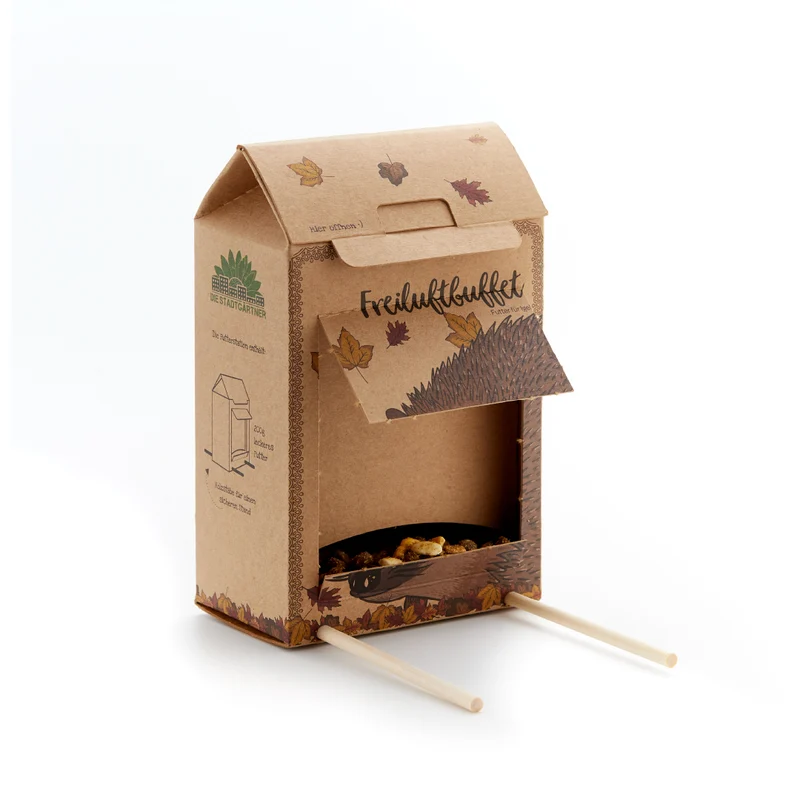Freiluftbuffet für Igel