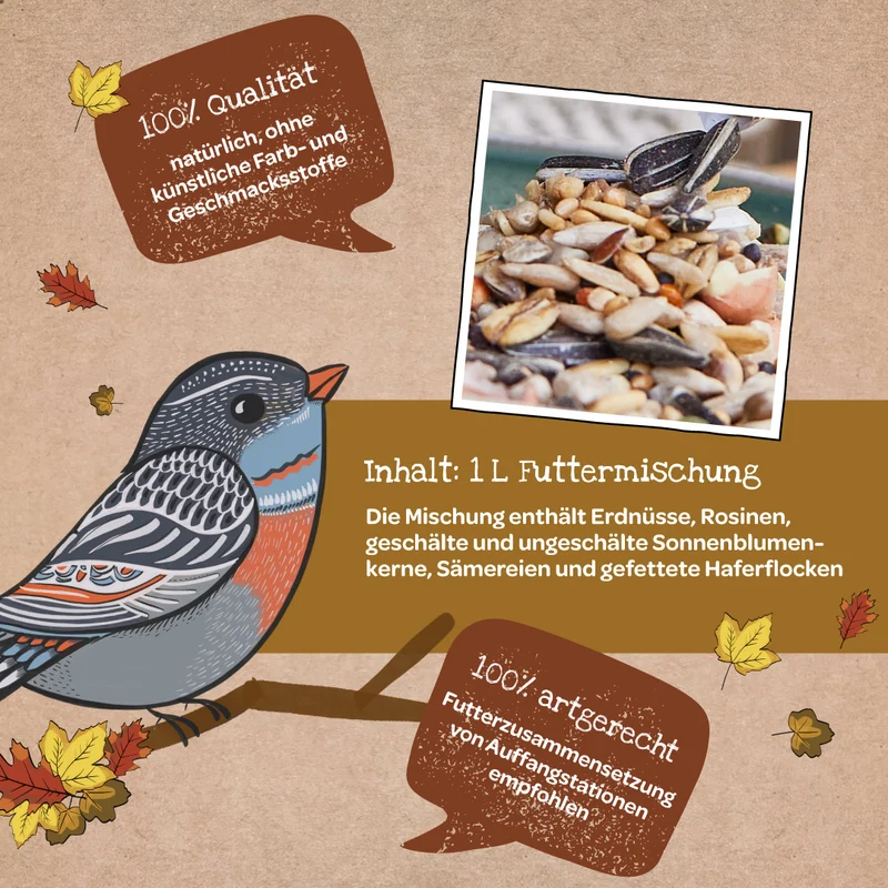 Große Mahlzeit – 1 L Vogelfutter