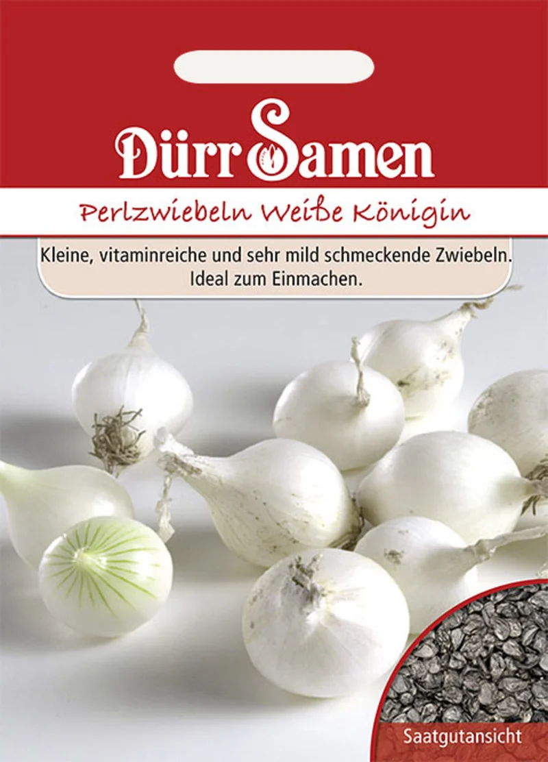 Perlzwiebeln Weiße Königin Saatgut