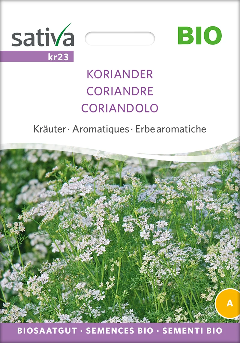 Koriander | BIO Koriandersamen von Sativa Rheinau [MHD 12/2024]