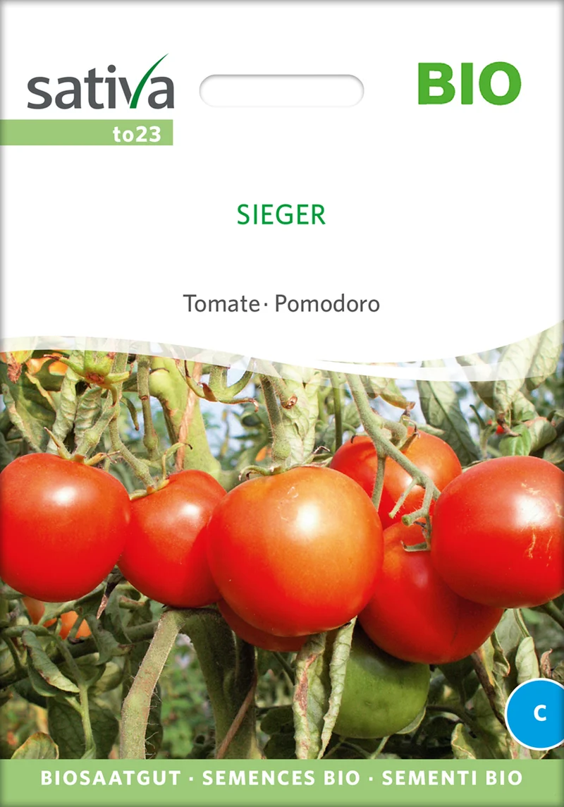 Tomate Sieger | BIO Tomatensamen von Sativa Rheinau [MHD 12/2025]