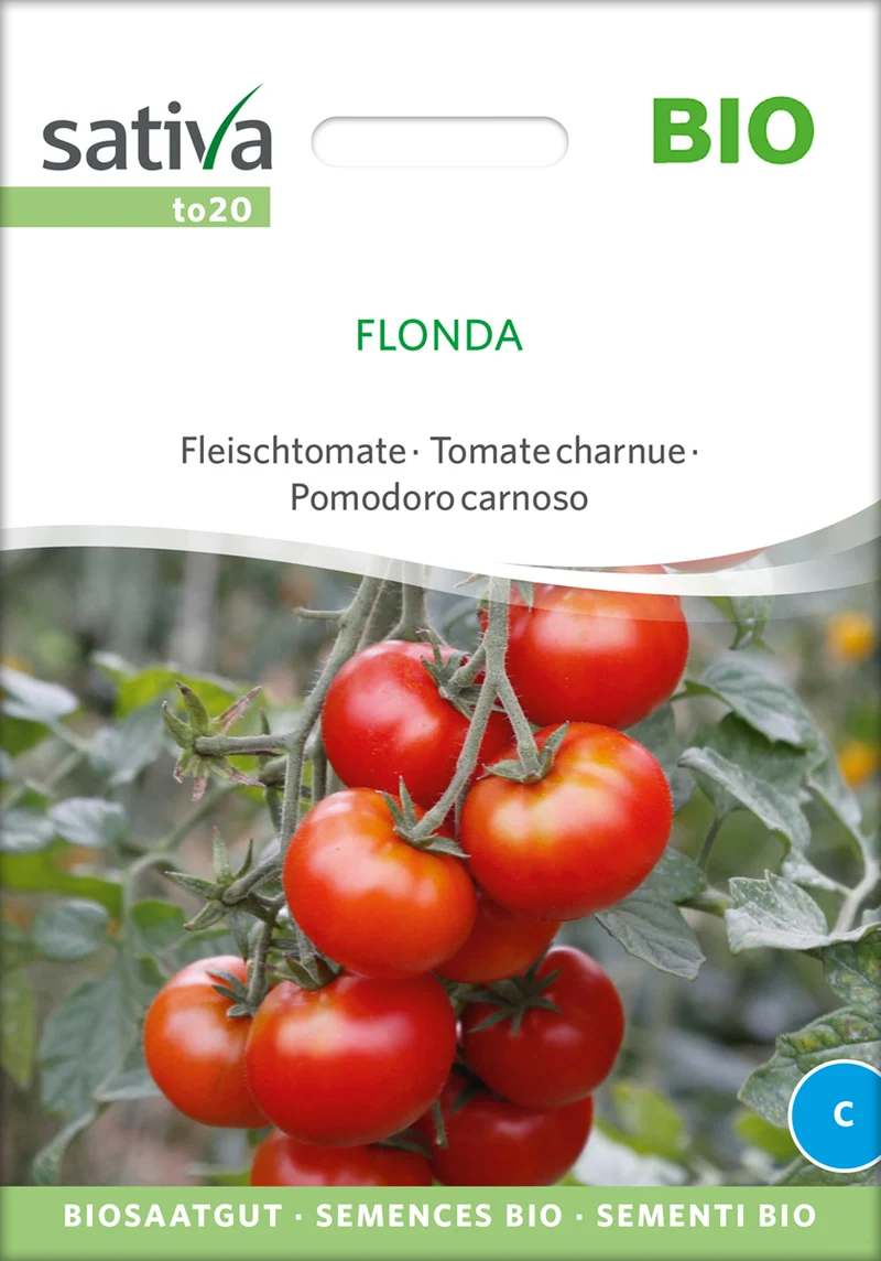 Fleischtomate Flonda | BIO Fleischtomatensamen von Sativa Rheinau [MHD 12/2025]