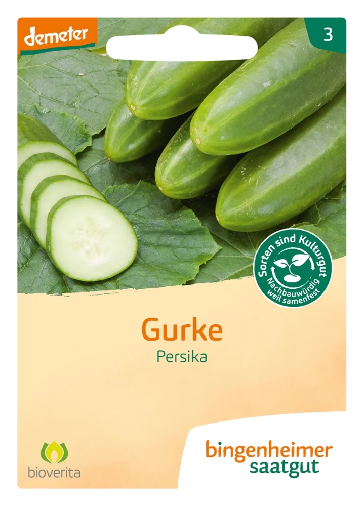 BIO Saatgut Freilandgurke Persika