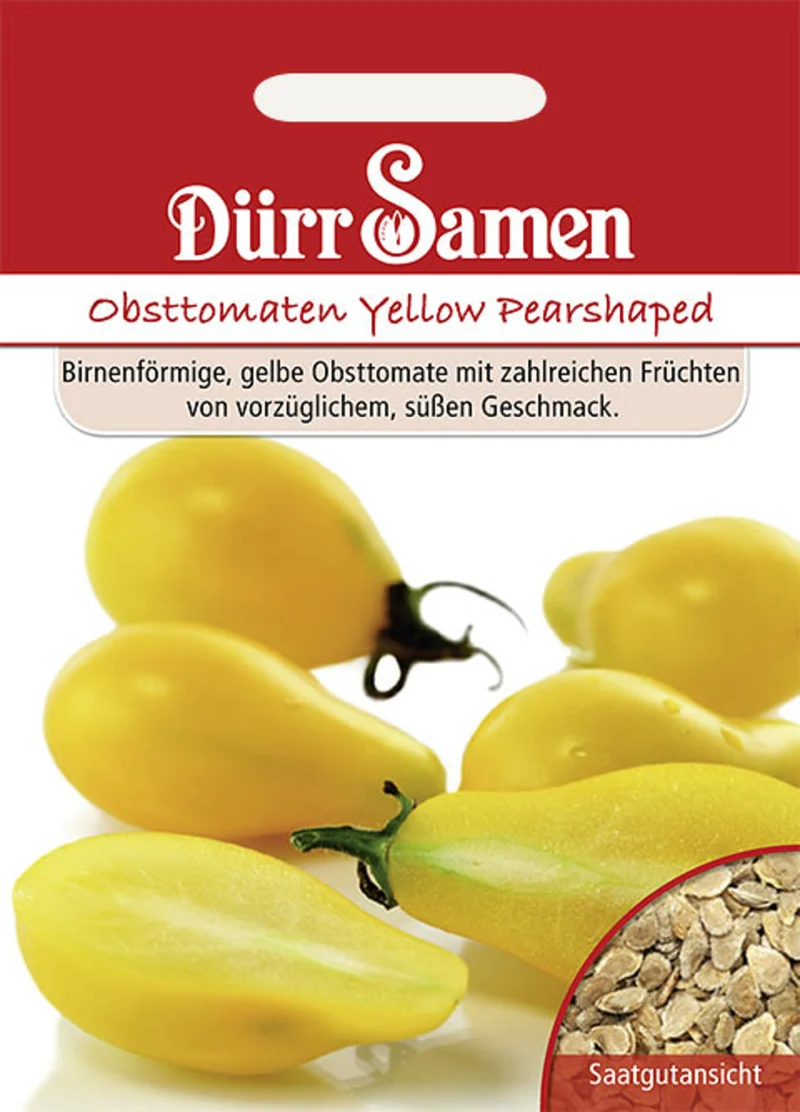 Obst Tomaten Yellow Pearshaped Saatgut