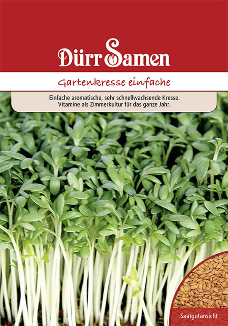 Gartenkresse einfache 250 g Saatgut