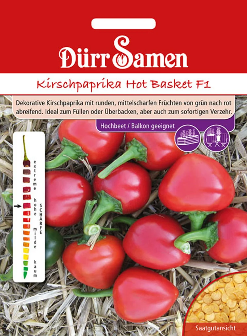 Kirschpaprika Hot Basket F1 Saatgut