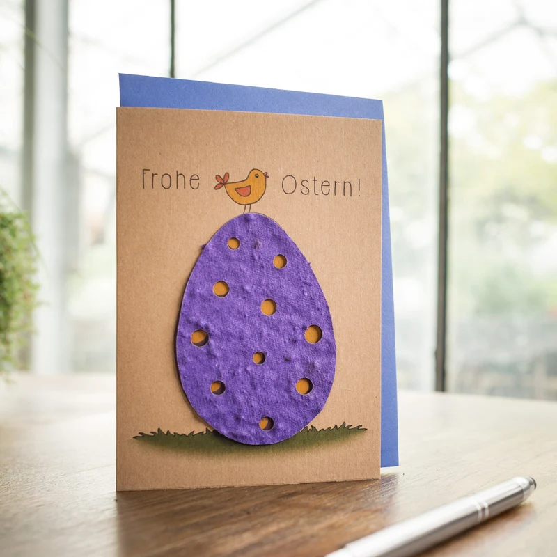 Osterkarte "Frohe Ostern"