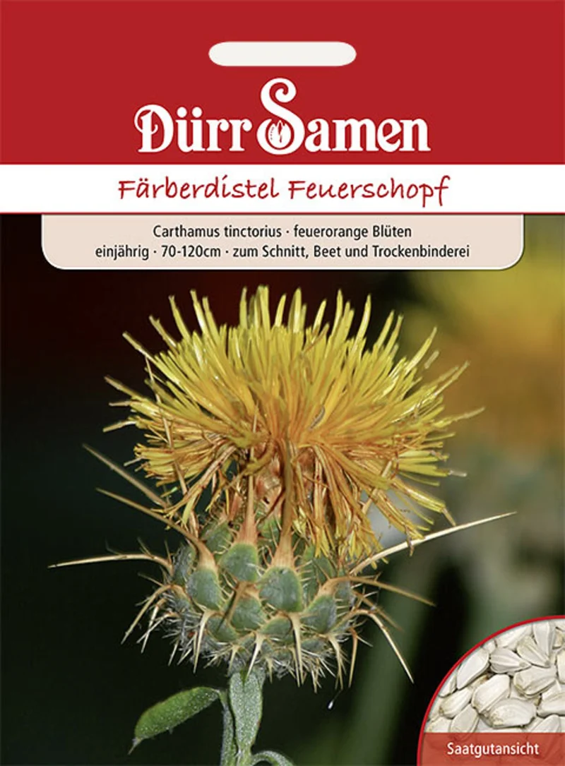 Färberdistel Feuerschopf Saatgut