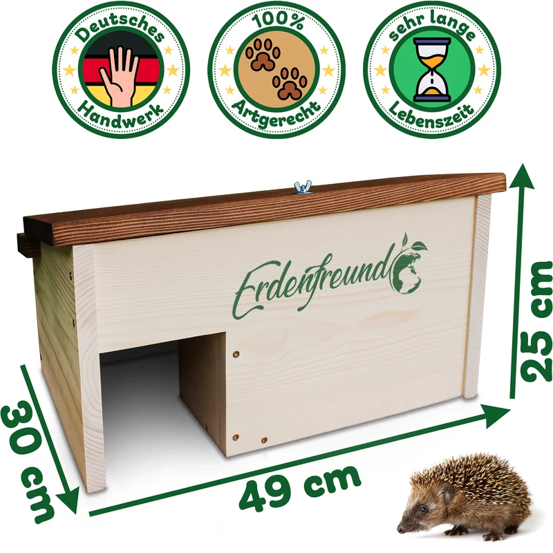 Igelhaus für den Winterschlaf