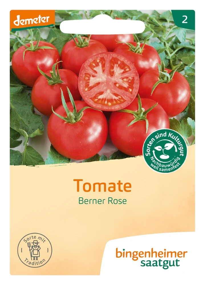 BIO Saatgut Tomate Berner Rose