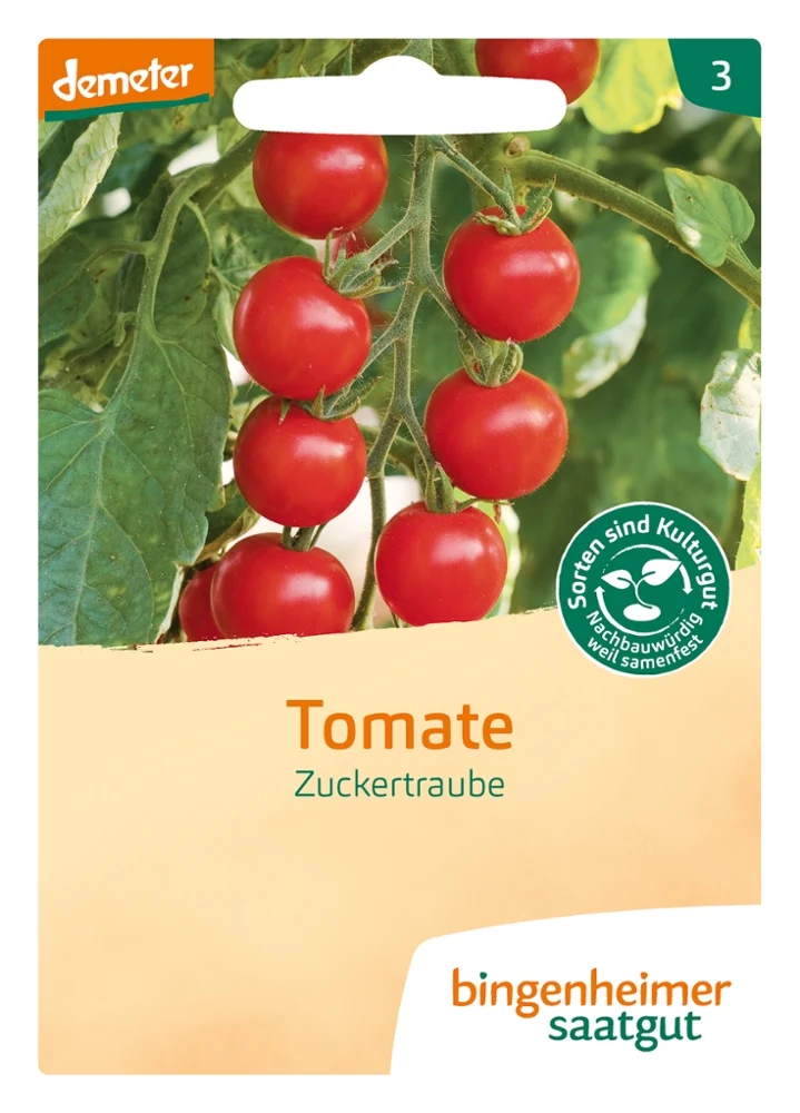 BIO Saatgut Cocktailtomate Zuckertraube
