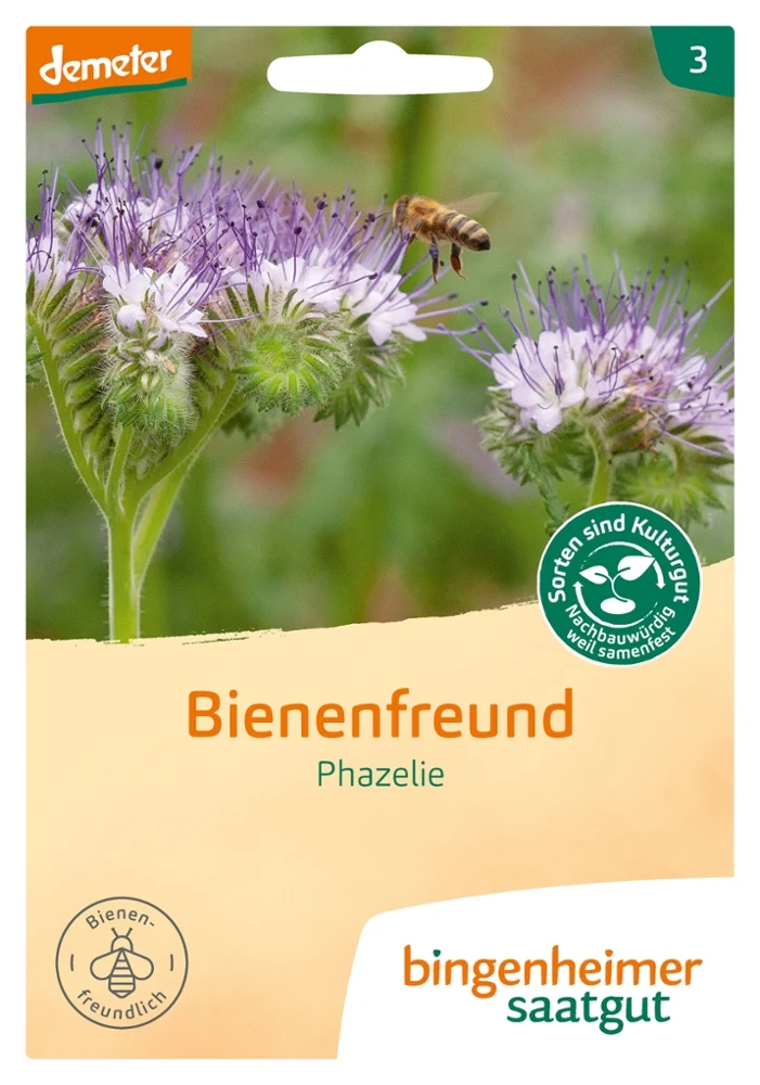 BIO Saatgut Bienenfreund Phacelia