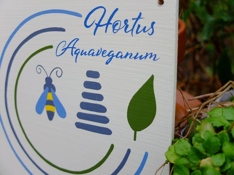 Hortus-Schild aus Holz