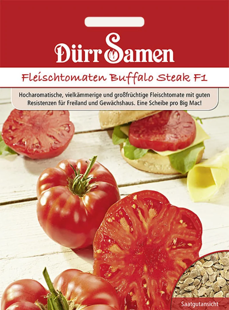 Jumbo Aroma Fleischtomate Buffalo Steak F1 Saatgut