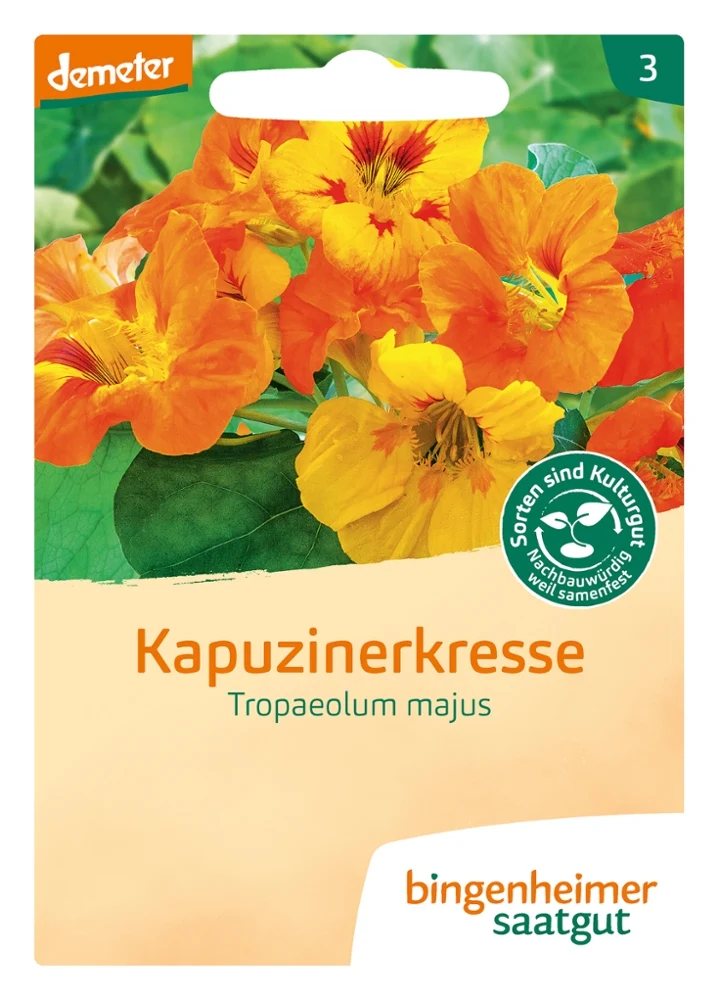 BIO Saatgut Kapuzinerkresse rankend