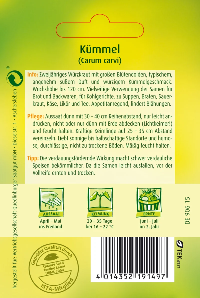 Kümmel Saatgut