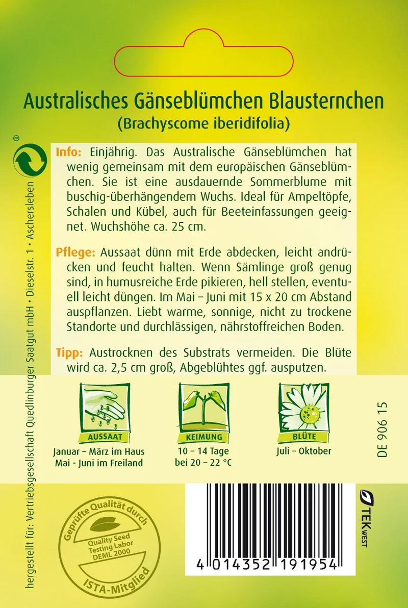Australisches Gänseblümchen Saatgut