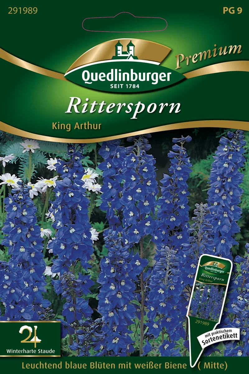 Rittersporn King Arthur Saatgut