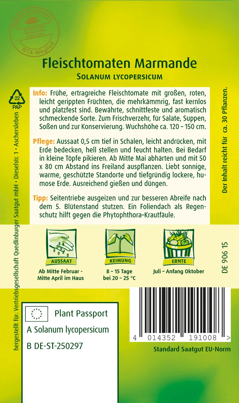 Fleischtomate Marmande Saatgut