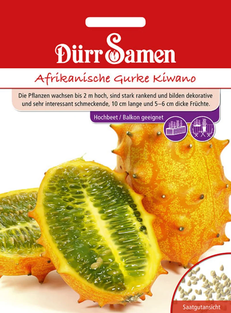 Afrikanische Gurke Kiwano Saatgut
