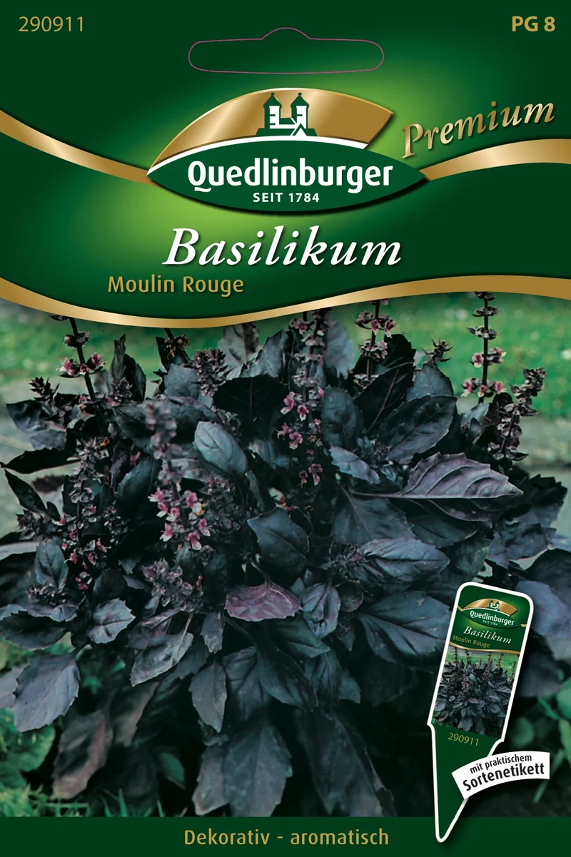 Basilikum Moulin Rouge Saatgut