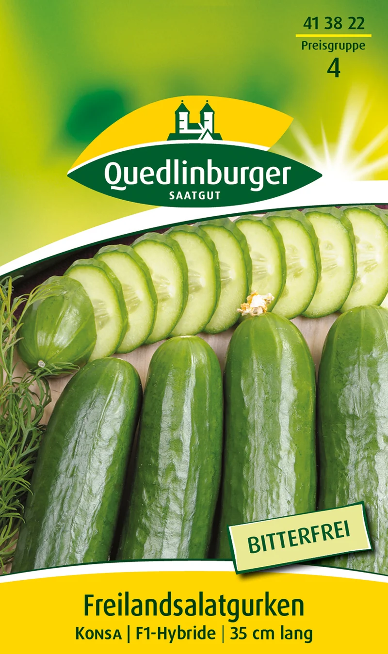 Freilandsalat Gurken Konsa Saatgut