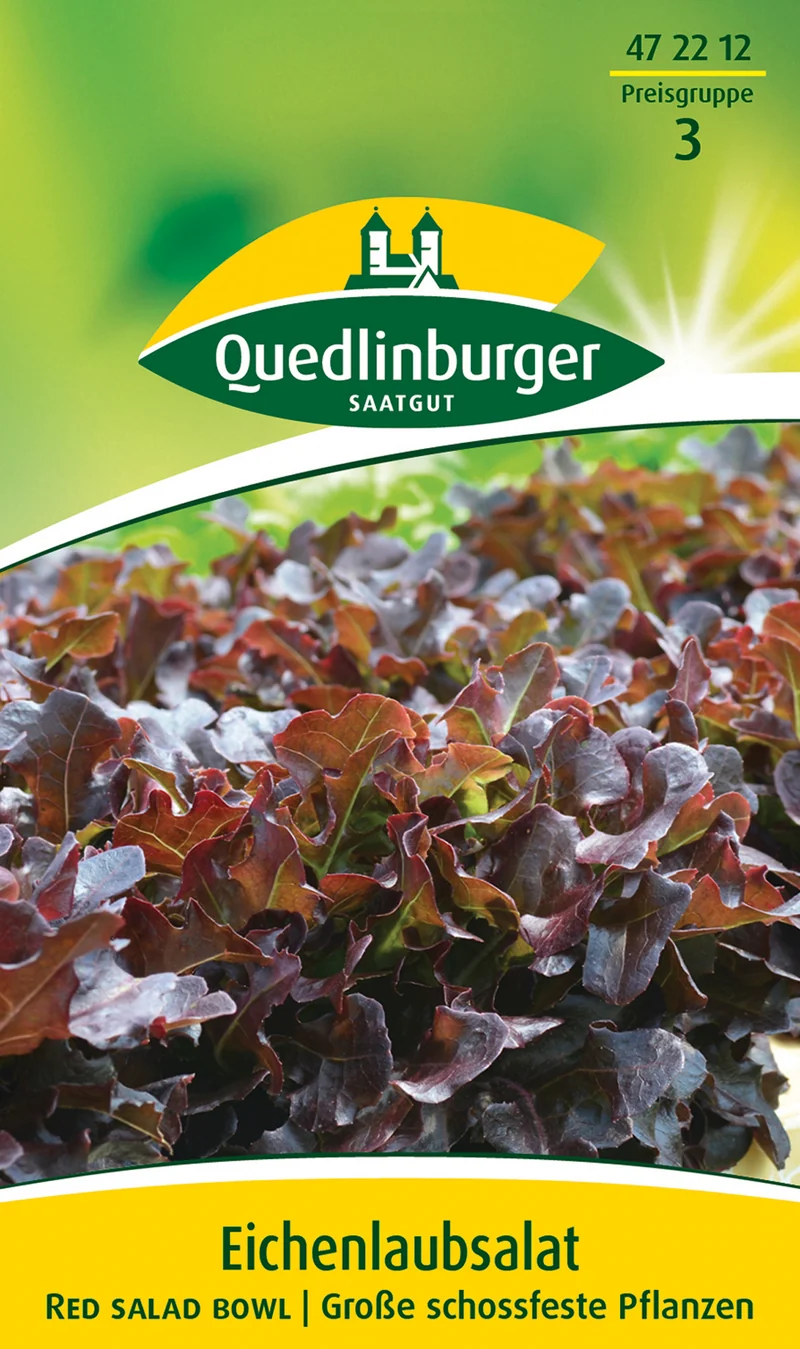 Eichenlaub Salat Red Salad Saatgut