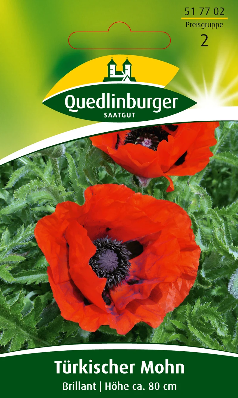 Türkischer Mohn Brilliant Saatgut