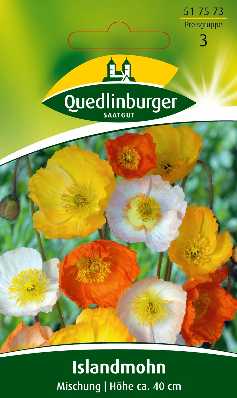 Island Mohn Mischung Saatgut
