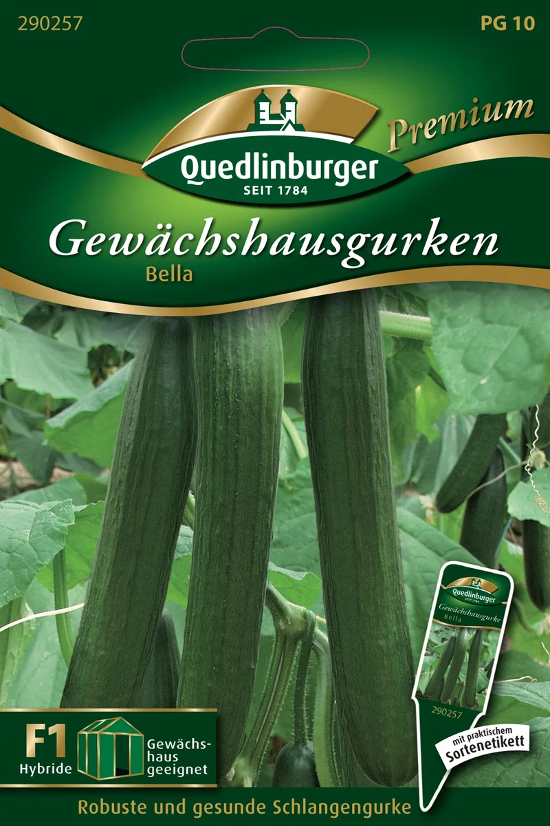 Gewächshausgurke Bella Saatgut