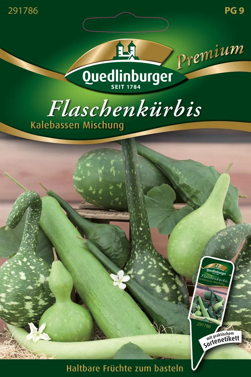 Flaschen Kürbis Mischung Saatgut