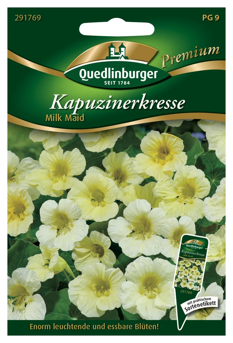 Kapuzinerkresse Milk Maid Saatgut