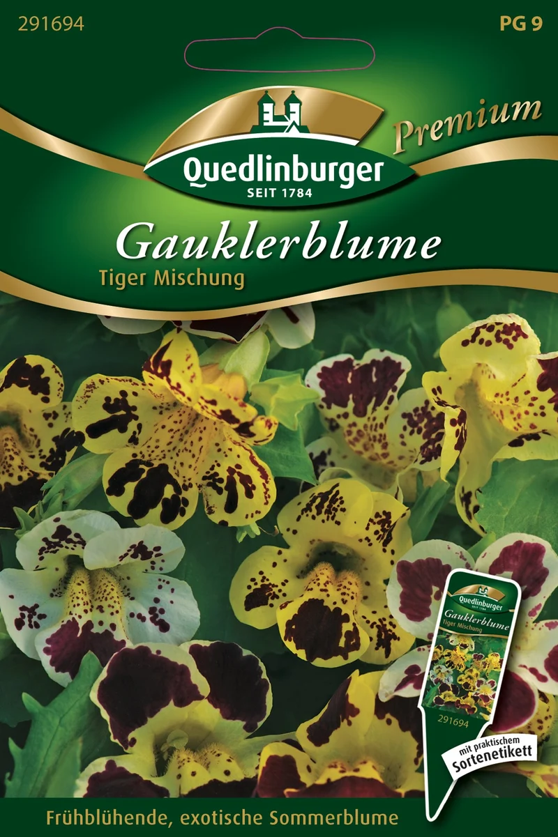 Gauklerblumen Tiger Mischung Saatgut