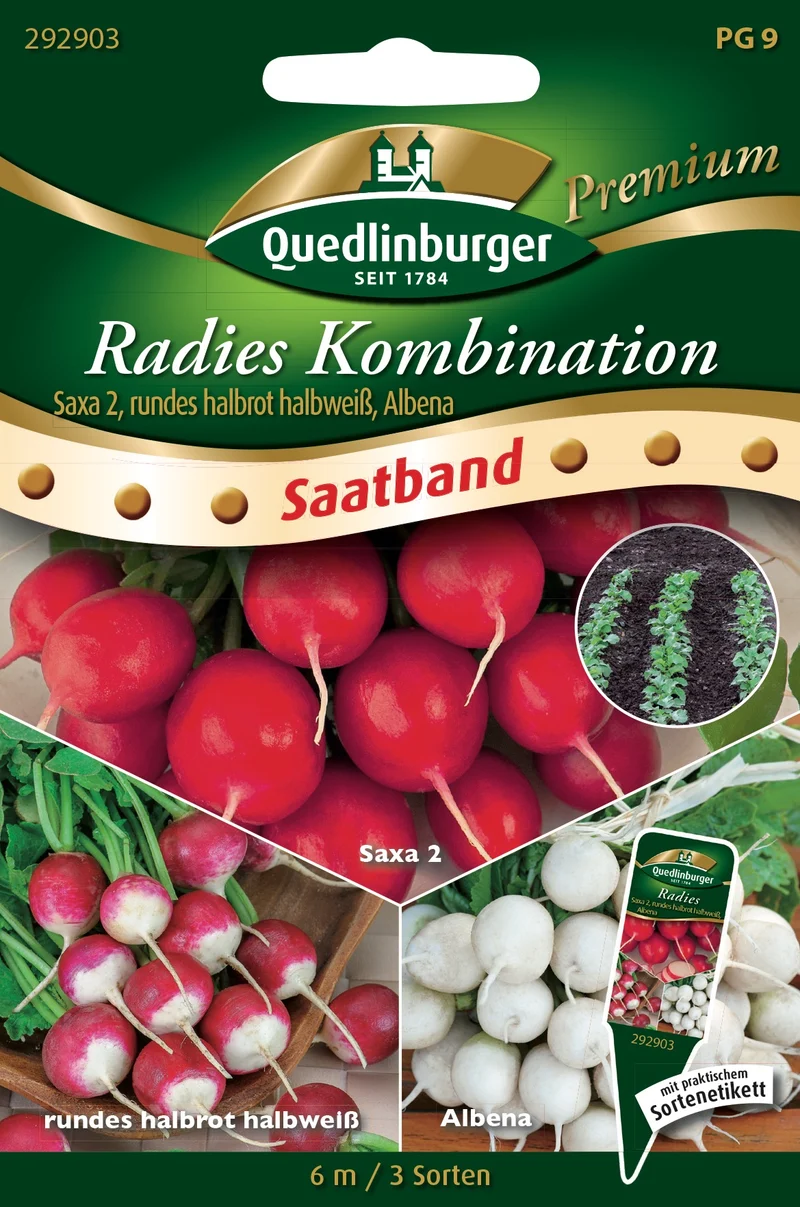 Radieschen Kombi Saatband