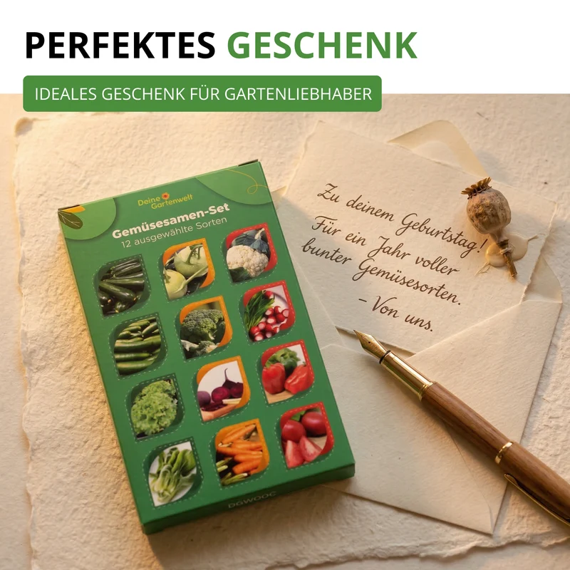 Gemüsesamen Set mit 12 Sorten