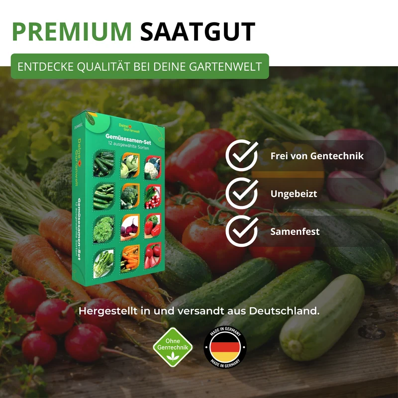 Gemüsesamen Set mit 12 Sorten